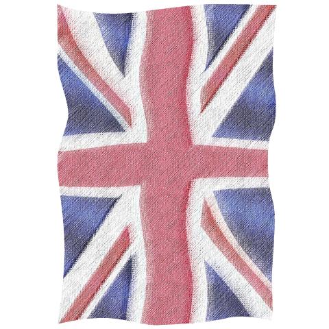 イギリス国旗 ジーンズウォッシュ