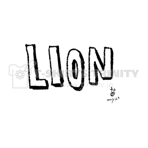 LION+typography