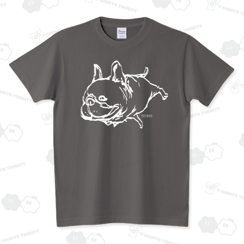 フレンチブルドッグTEE スタンダードTシャツ(5.6オンス)