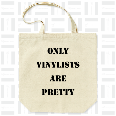 DJ Tシャツ Only vinylists are pretty