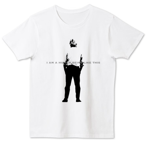 ビッグダディ名言 I Am A Human Being Like This 俺はこういう人間だ デザインtシャツ通販 Tシャツトリニティ