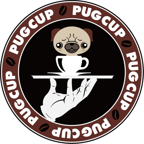 パグカップ ブラウン【PUG CUP】基本パグ