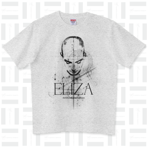 人工知能 ELIZA monochrome Design