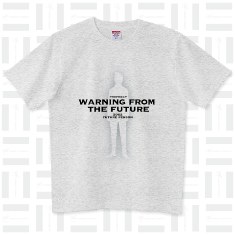 未来人2062 未来からの警告 White Design（Tシャツ）|デザインTシャツ