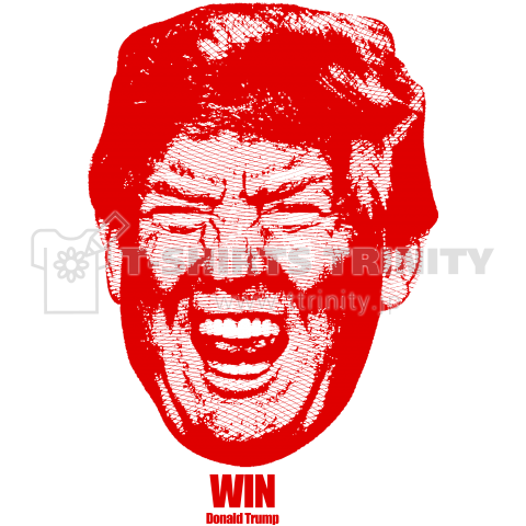 トランプ WIN レッド Design