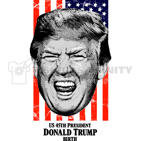 第45代アメリカ大統領 ドナルドトランプ大統領誕生 Vintage デザインtシャツ通販 Tシャツトリニティ