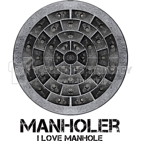 【I LOVE マンホール】マンホーラー Manholer Design
