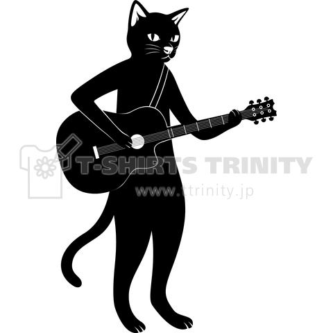 黒猫 ギターstyle