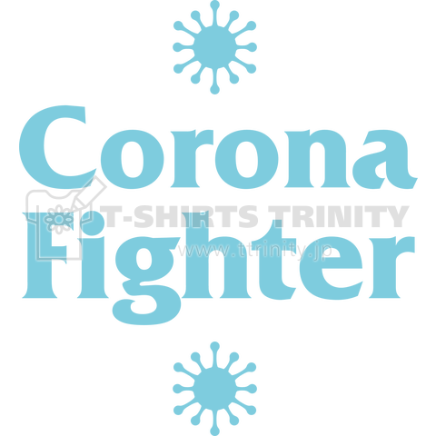 コロナファイター/Corona Fighter Tshirt-Blue