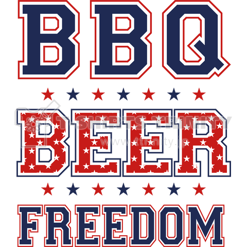 BBQ BEER FREEDOM design