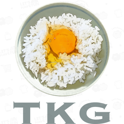 TKG simple design - 卵かけご飯 -