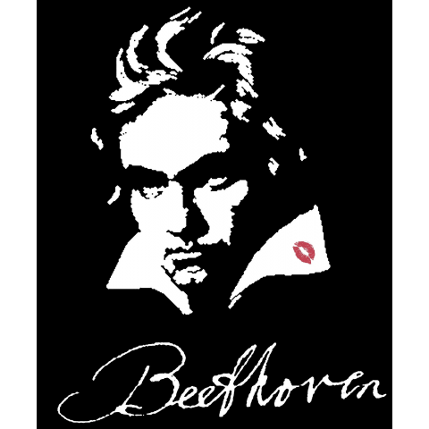 Beethoven Kissmark デザインtシャツ通販 Tシャツトリニティ