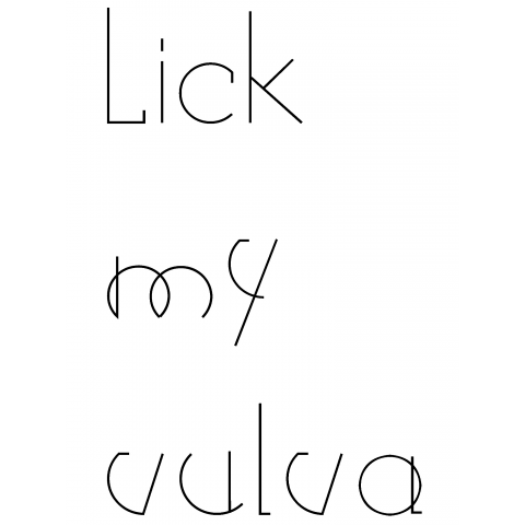 Lick my vulva