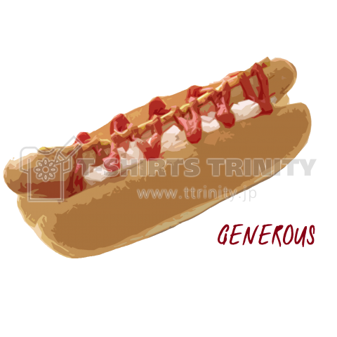 Generous hotdog