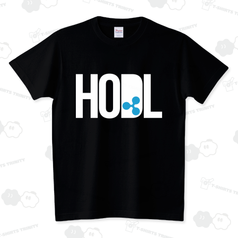 HODL XRP Whitefont スタンダードTシャツ(5.6オンス)