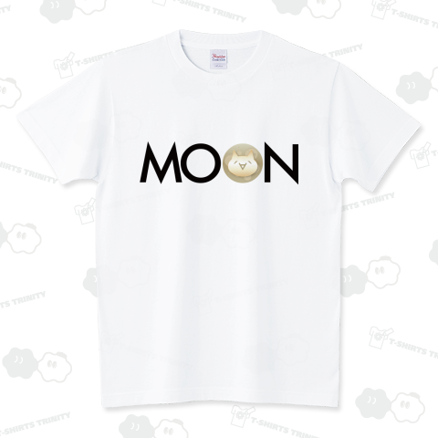 MOON MONA blackfont Tシャツ スタンダードTシャツ(5.6オンス)