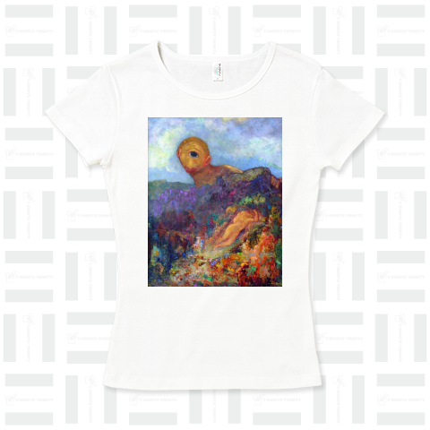 オディロン・ルドン「キュクロプス」【西洋 絵画 アート 美術 Tシャツ】