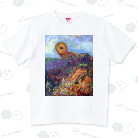 オディロン・ルドン「キュクロプス」【西洋 絵画 アート 美術 Tシャツ】