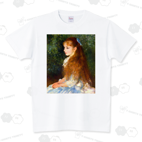 オーギュスト・ルノワール 「イレーヌ・カーン・ダンヴェール嬢」【西洋 絵画 アート 美術 Tシャツ】