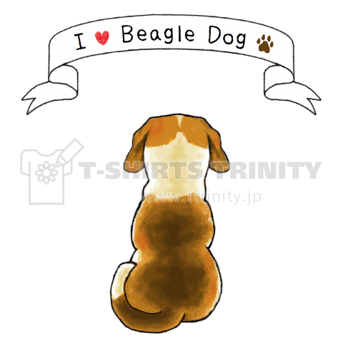 I Love Beagle Dog