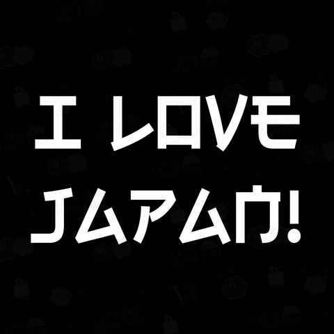日本人には読みにくいI love Japan!