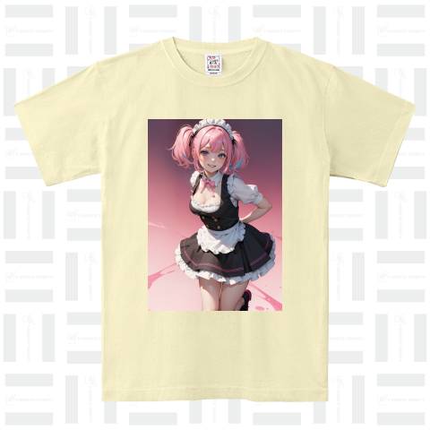 可愛いメイドTシャツ(キャンディ)