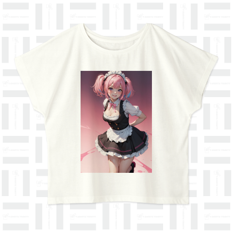 可愛いメイドTシャツ(キャンディ)