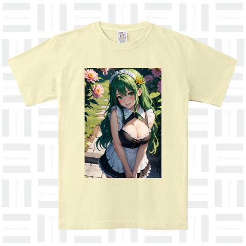 かわいいメイドTシャツ