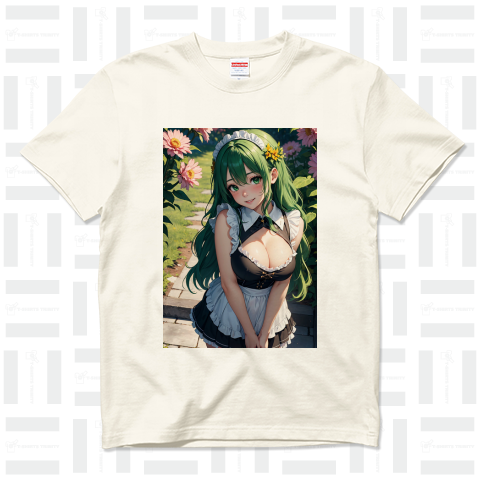 かわいいメイドTシャツ