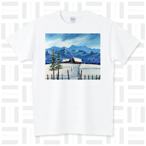 山小屋（Tシャツ）|デザインTシャツ通販【Tシャツトリニティ】