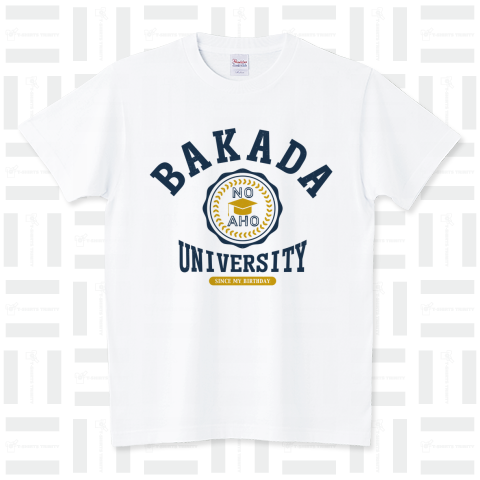 バカダ大学 BAKADA UNIVERSITY カレッジTシャツ