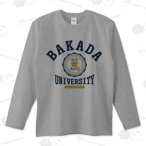 バカダ大学 BAKADA UNIVERSITY カレッジTシャツ