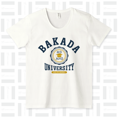 バカダ大学 BAKADA UNIVERSITY カレッジTシャツ