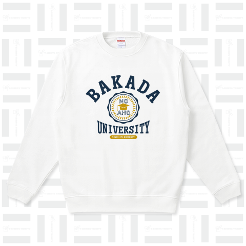 バカダ大学 BAKADA UNIVERSITY カレッジTシャツ