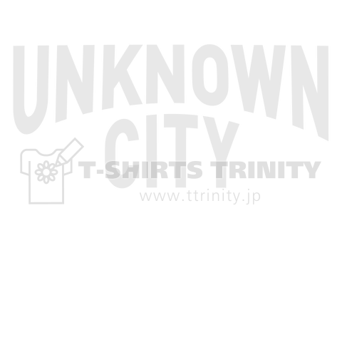 UNKNOWN CITY 知らない街 白バージョン