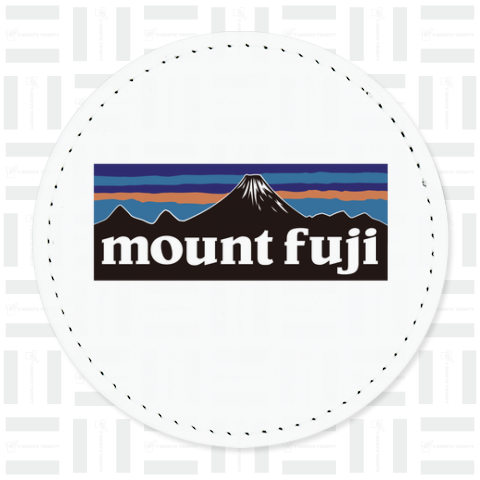 mount Fuji マウントフジ 富士山 大きめロゴ