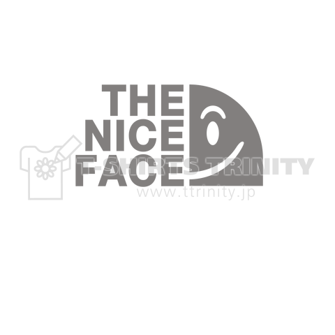 THE NICE FACE ナイスフェイス パロディ グレー中くらいバージョン