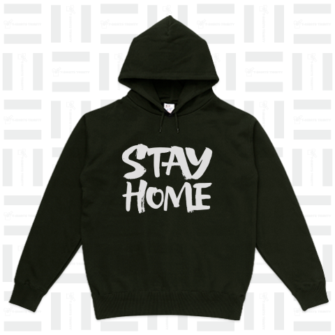 StayHome 家にいよう。 コロナ対策スローガン 白バージョン