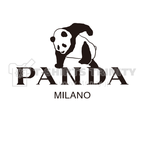 パンダ PANDA 大きめロゴ