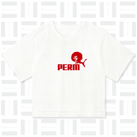 パーマ PERM 赤大ロゴ