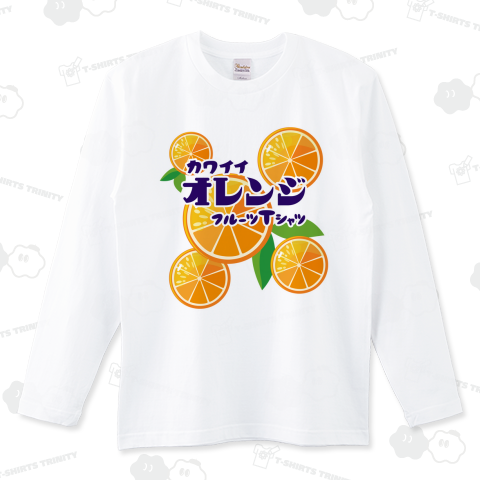 カワイイ オレンジ フルーツTシャツ 大