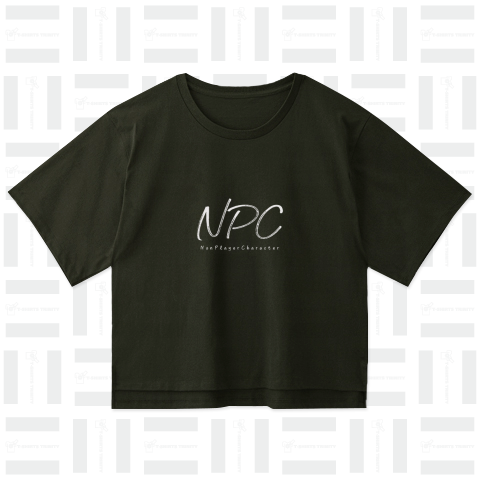 NPC NON PLAYER CHARACTER 白文字