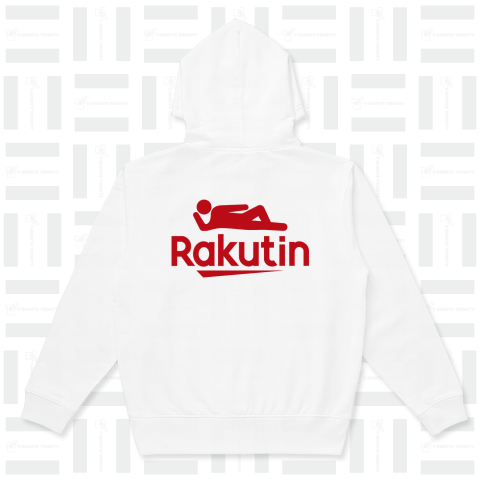 楽ちん Rakutin ラクチン ロゴバックプリント