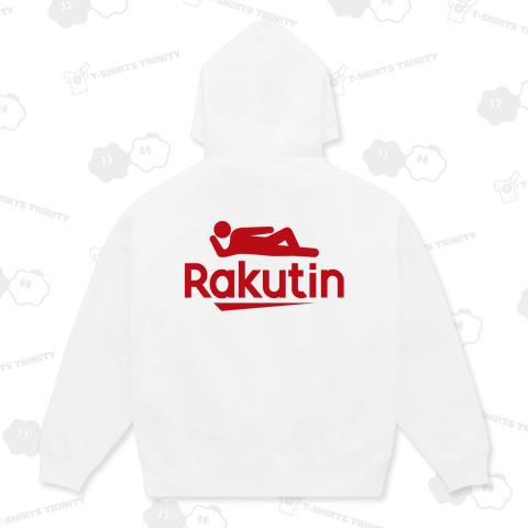 楽ちん Rakutin ラクチン ロゴバックプリント