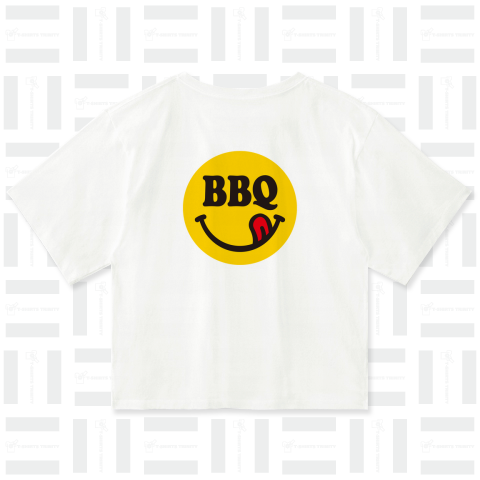 ニコちゃんマーク BBQ バックプリント