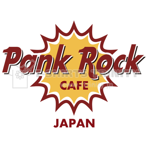 Pank Rock パンクロックカフェ ロゴバックプリント