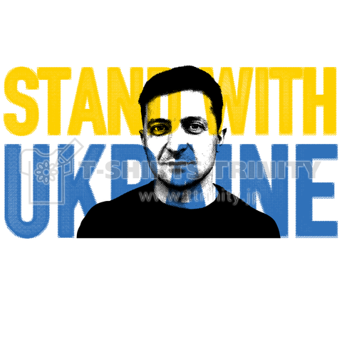 STAND WITH UKRAINE ゼレンスキー