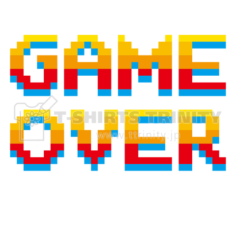 GAME OVER ゲームオーバー ロゴ大