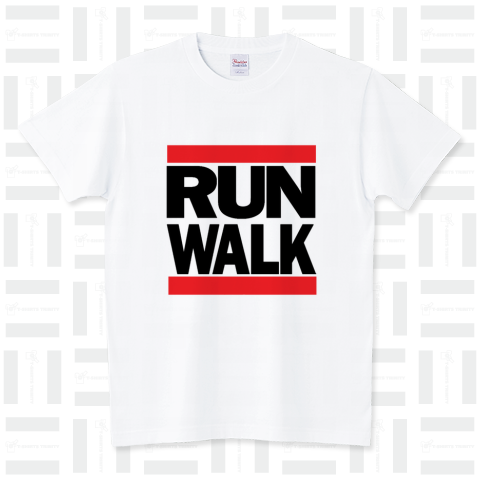 RUN WALK RUNNING 散歩 RUNDMCパロディ