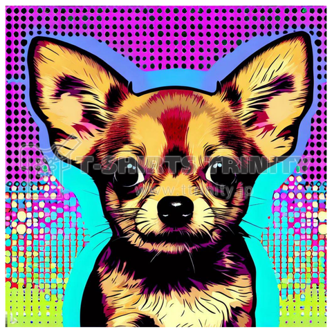 チワワ ちわわ 犬 POPART